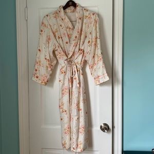 Floral Silk Robe